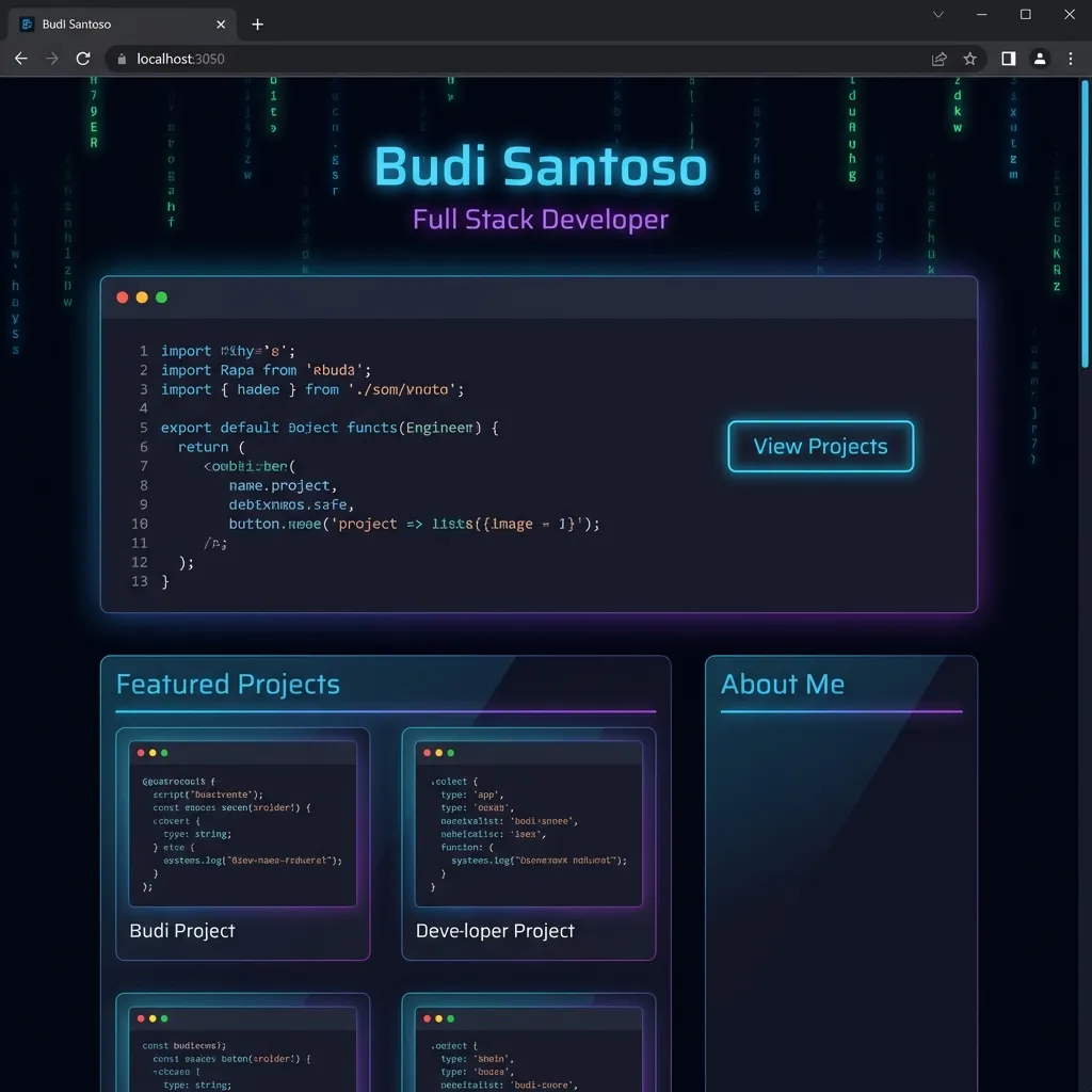 Portfolio Preview - Budi Santoso